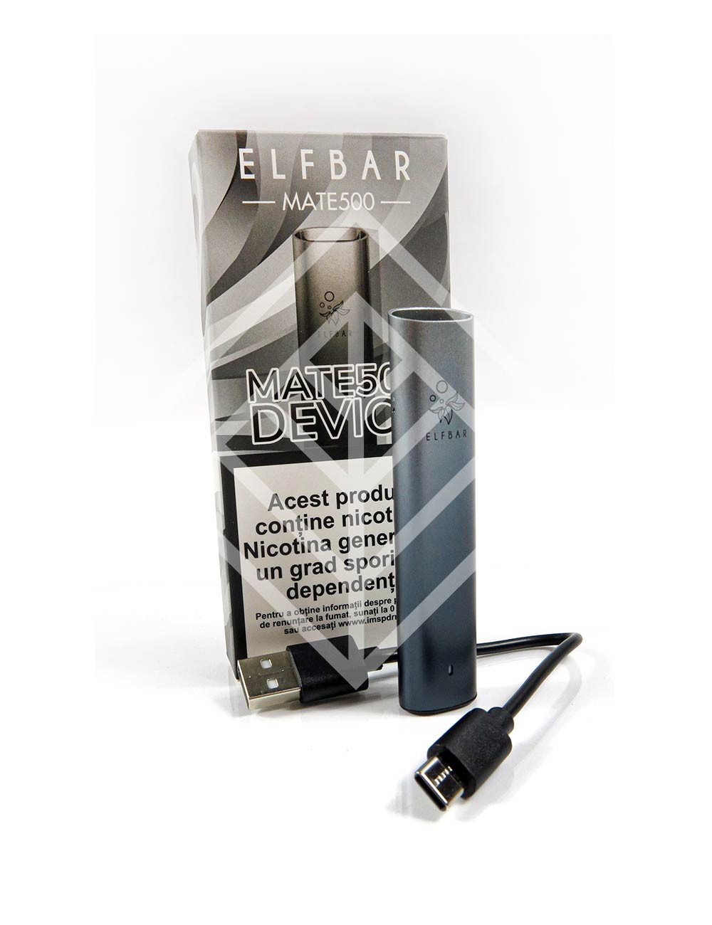 Elf Bar Mate500 Gray Black